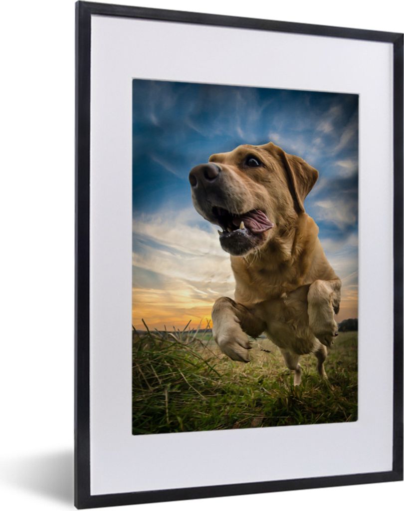 MuchoWow® MuchoWow® Gerahmtes Poster Bunter Himmel über Produktbild 