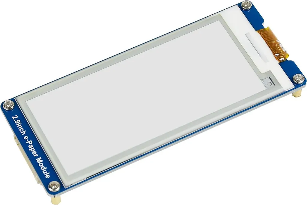 Modulo Display E-Ink 2,9" 296x128 SPI | Schermo E-Paper per Arduino - 4