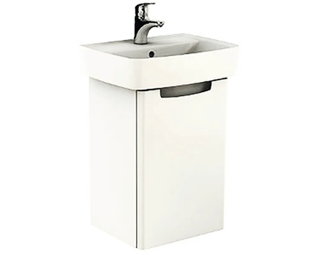 Meuble sous lavabo gain de place Kolo Rekord blanc mat 40x59 cm