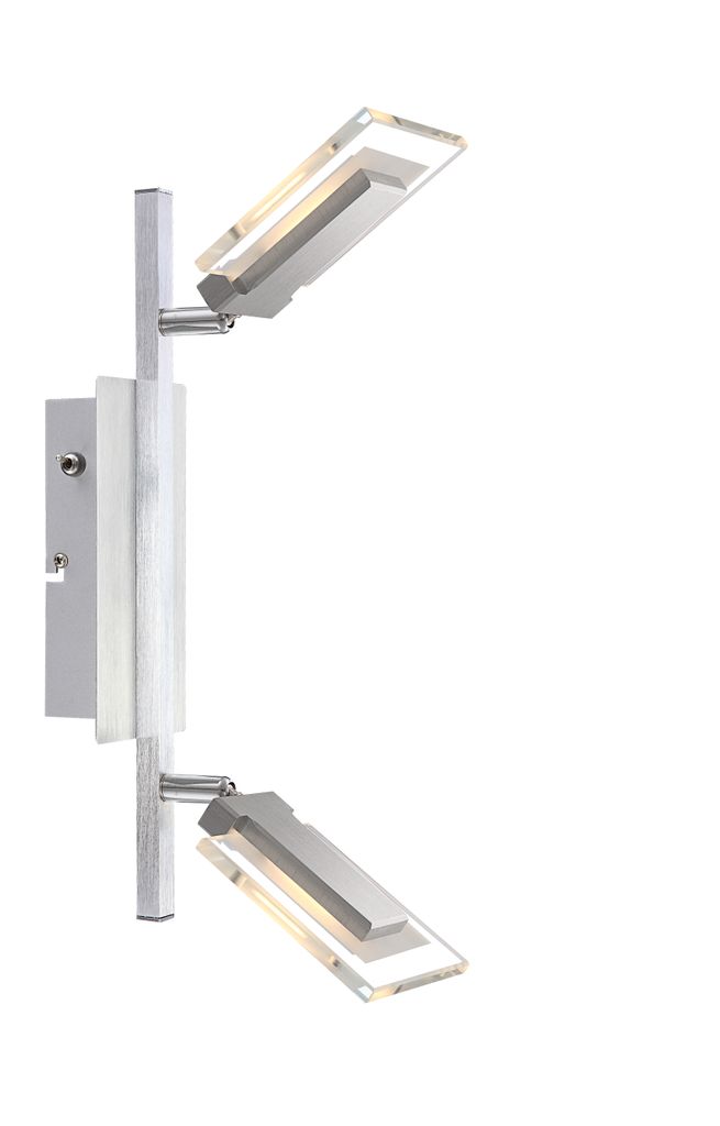 Globo Aurele STRAHLER Aluminium chrom, 2xLED; 56204-2