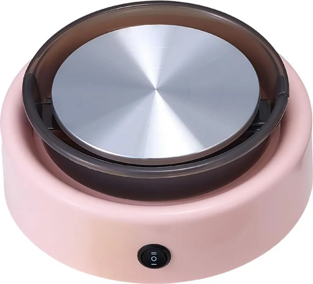 Mini Tour de Potier Électrique Rose 15,8cm - Machine Céramique Compacte - 9