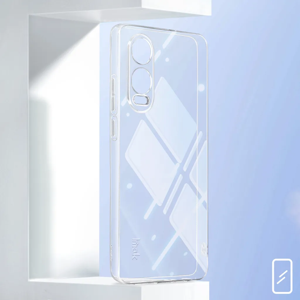 iMak, Cover protettiva in silicone per OnePlus Nord CE4 Lite Design sottile, trasparente - 5