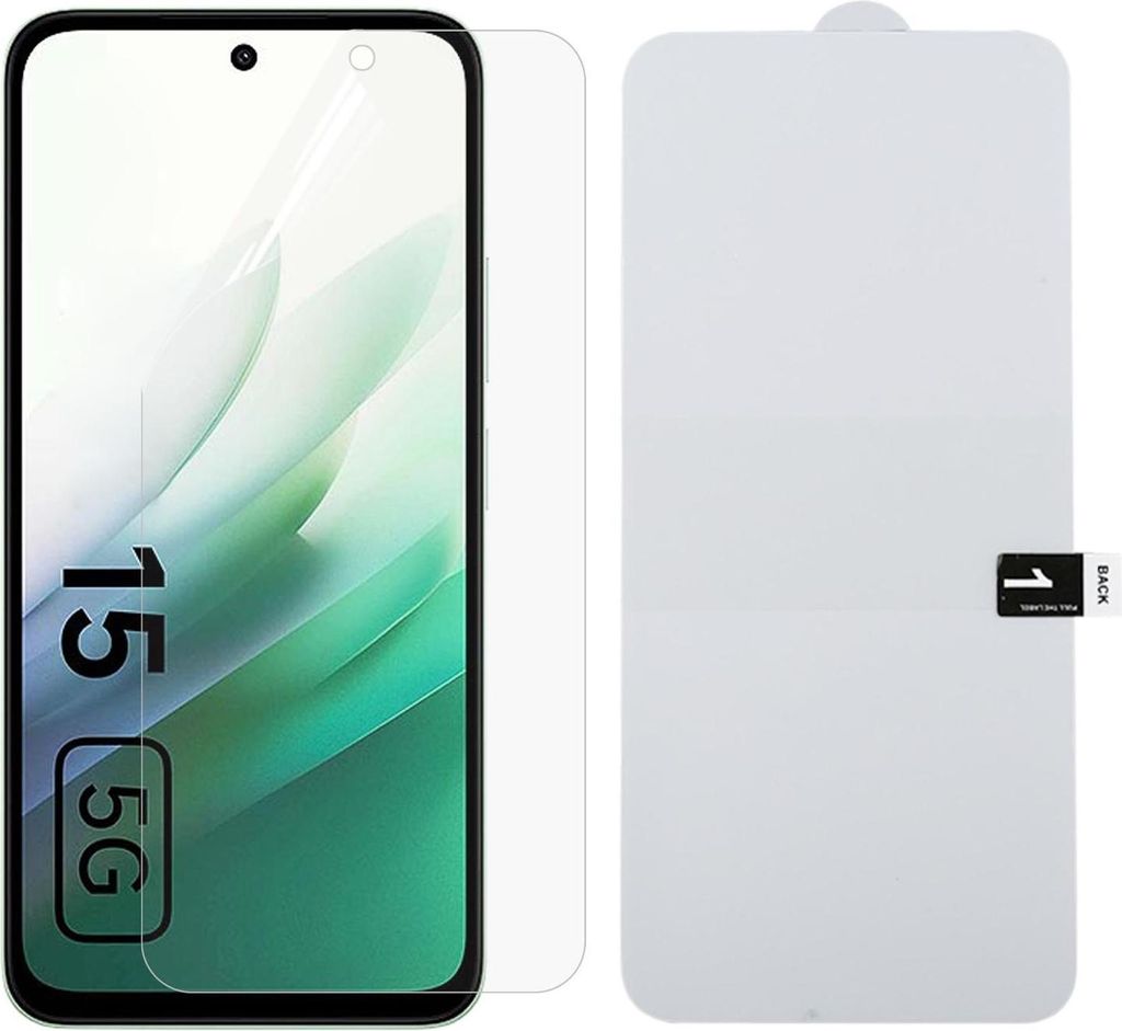 Für Xiaomi Redmi 15 5G Fill Front Screen Protector Hydrogel Display Schutz Folie