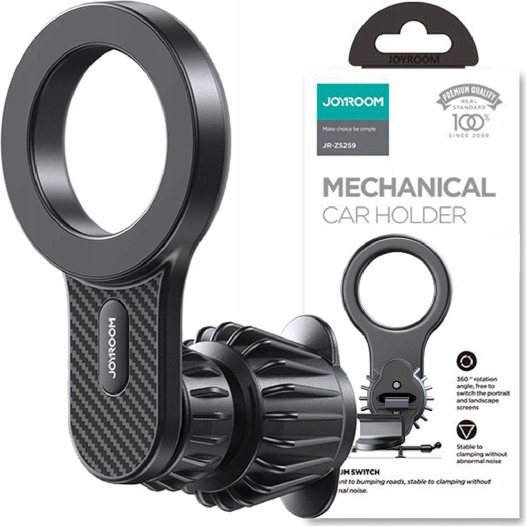 Supporto magnetico per griglia auto Joyroom Jr-Zs355 (nero) Immagine del prodotto 