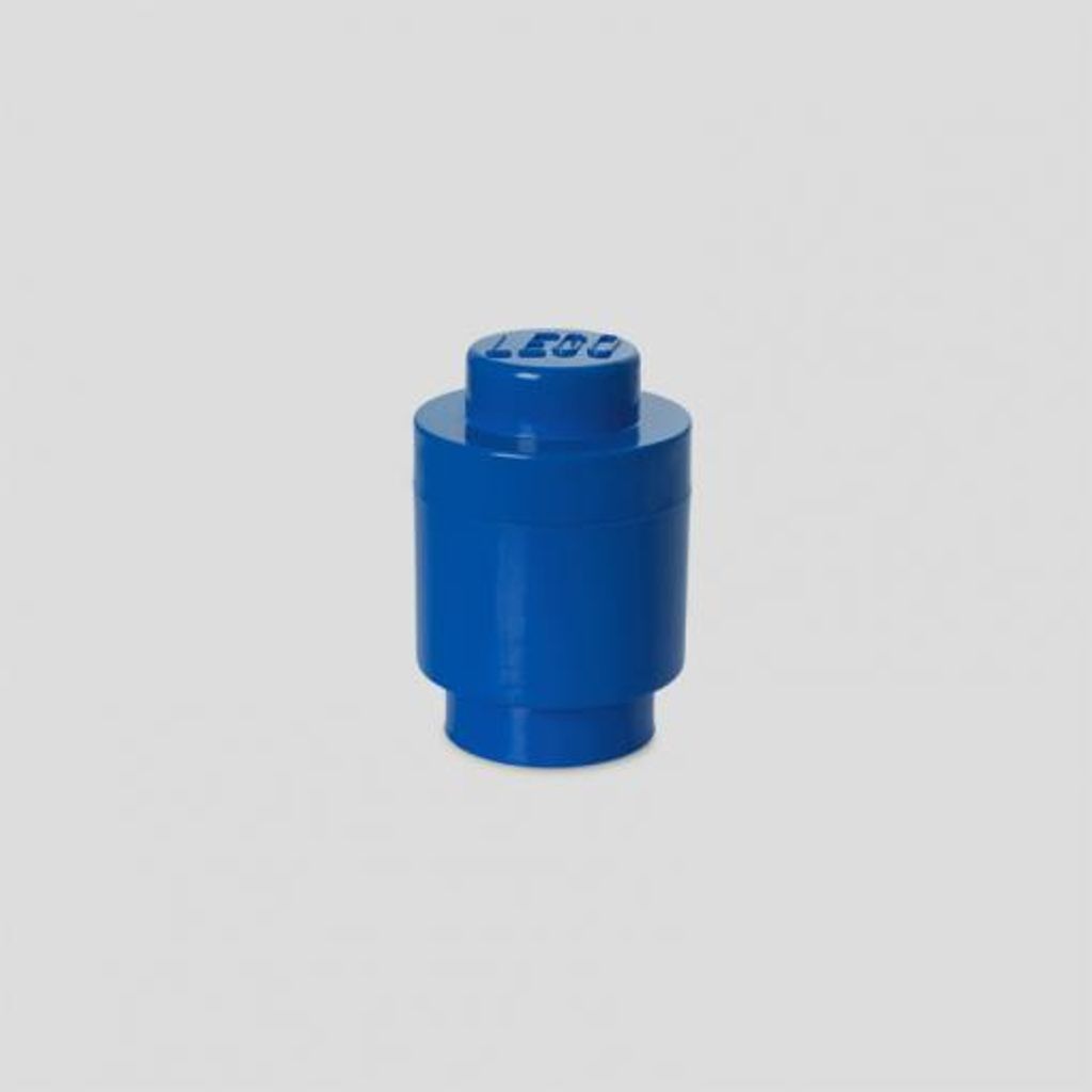 LEGO Storage Brick 1 rund blau (blau)