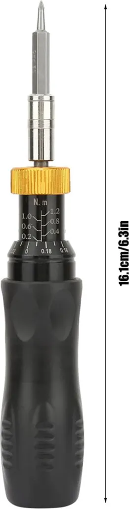 Tournevis Dynamométrique RTD-1.2 Préréglé 0,2–1,2 Nm à Douille Hex - 9