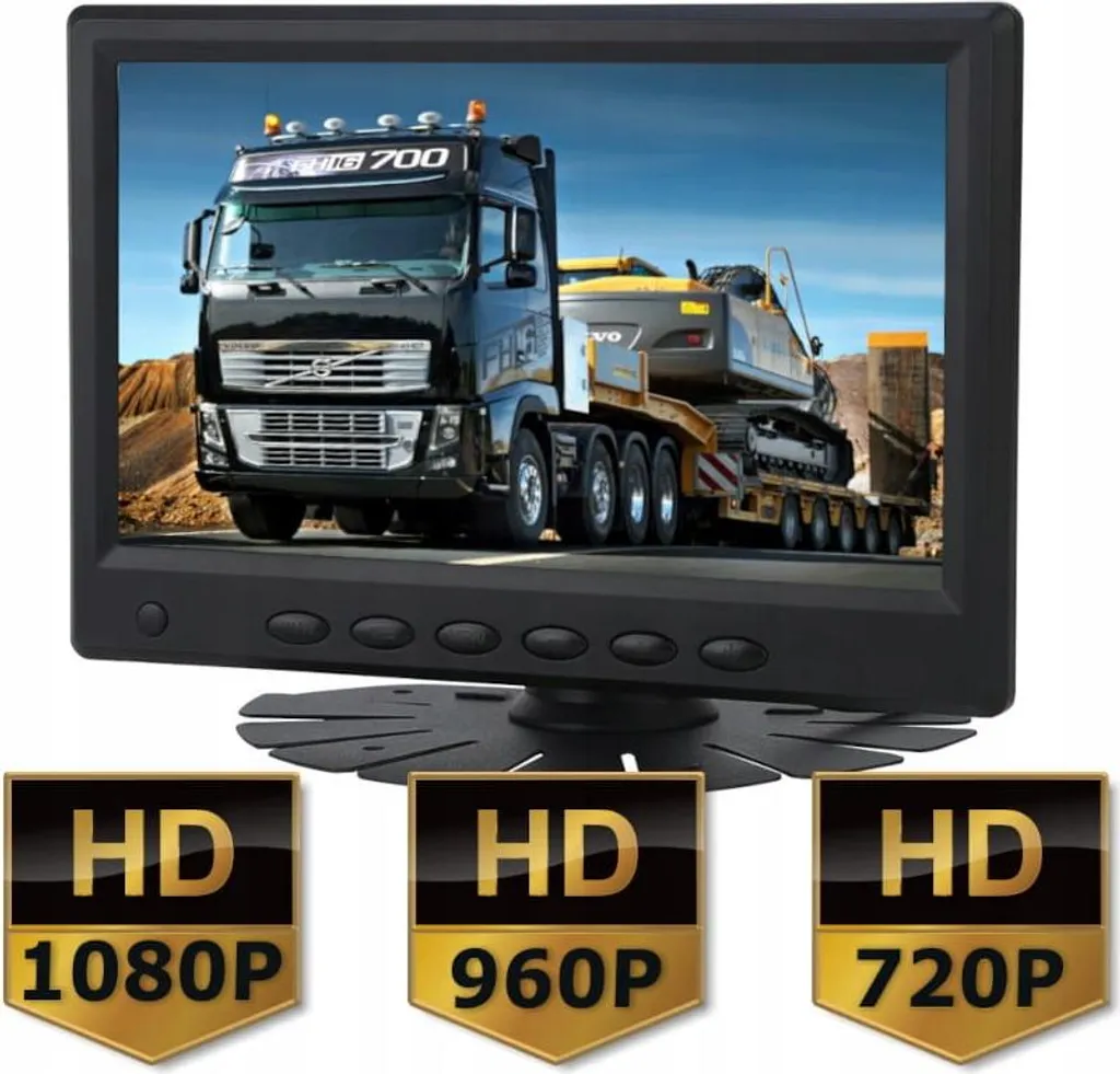 Monitor Auto AHD 7 Pollici 1080P KSJ-726 | Display Retromarcia 4-PIN