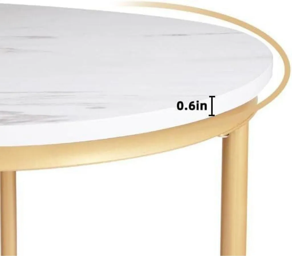 Table d'appoint gigogne lot de 2 tables pour optimiser les petits salons - 6