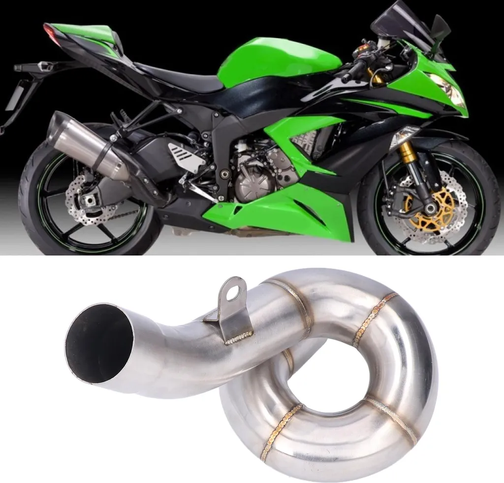 Tuyau central Slip-On Inox pour Ninja ZX6R : remplacez la pièce rouillée