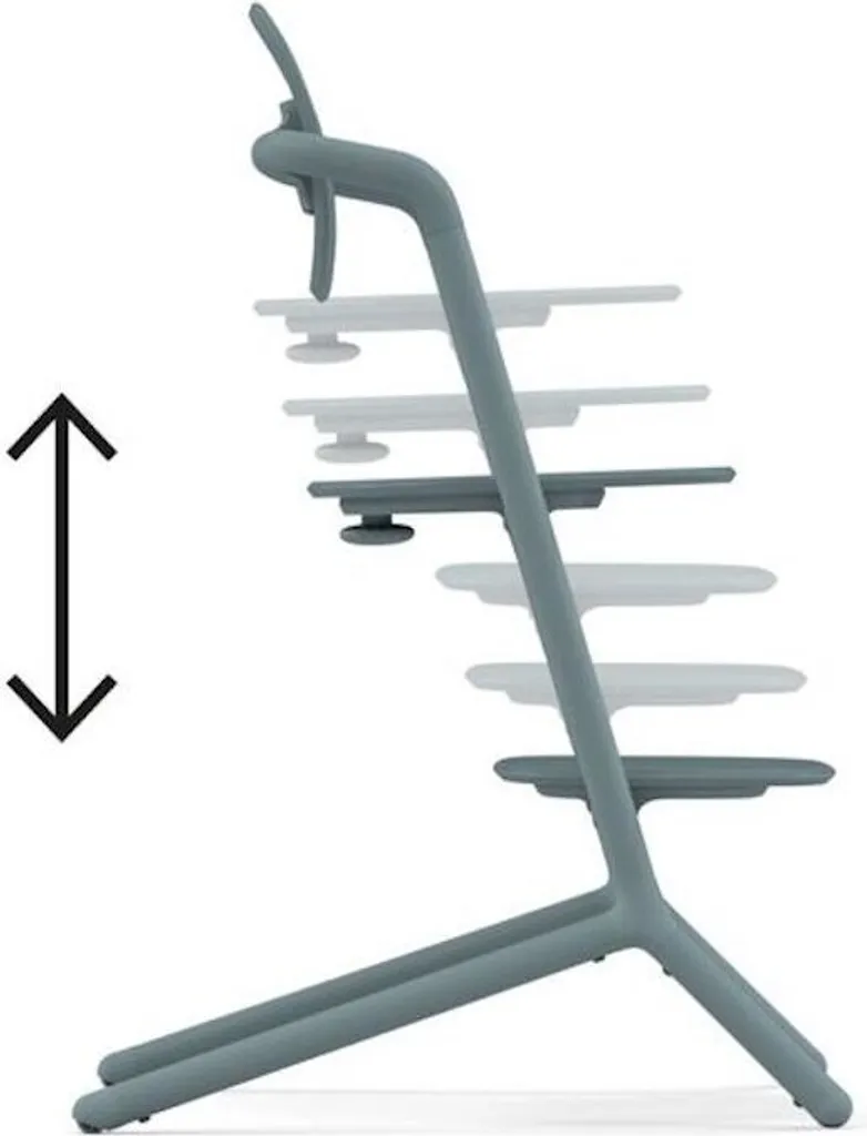 Cybex Lemo Stunning Black : Chaise Haute Ajustable sans Outil de 0 à 99 Ans - 12