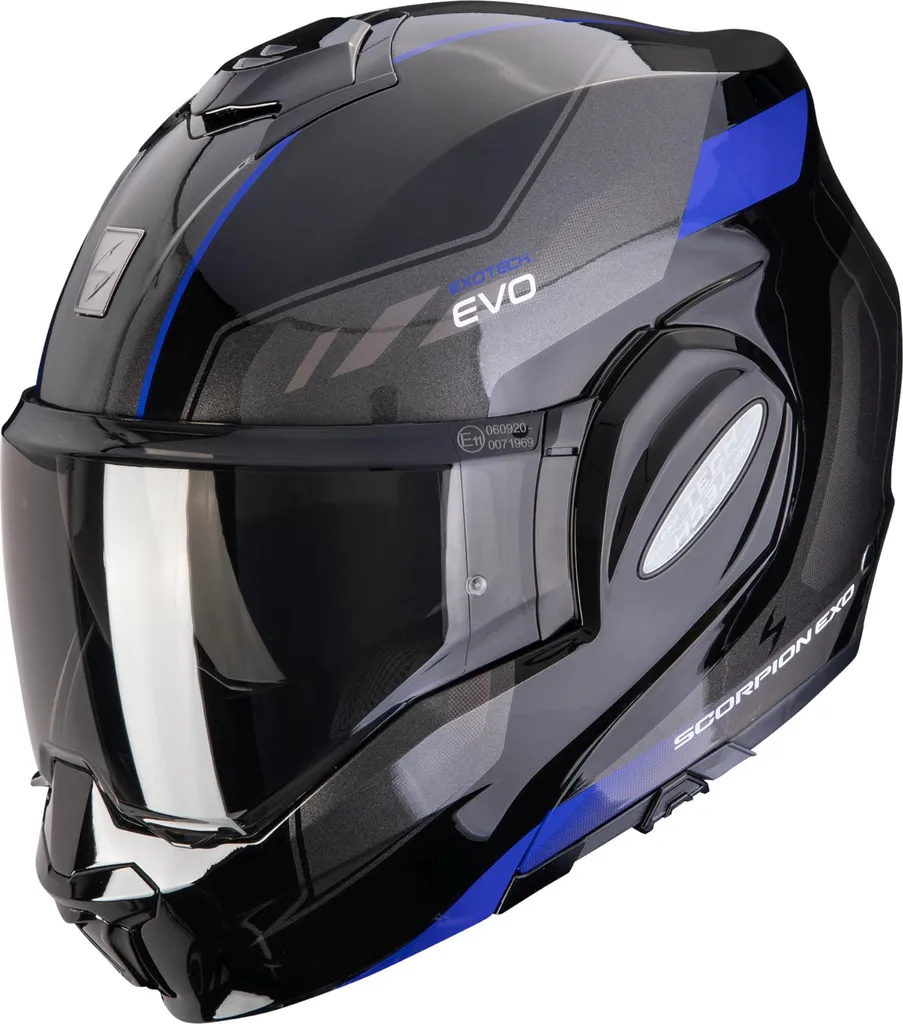 Casque modulable Scorpion Exo-Tech Evo anti-buée et spécial lunettes