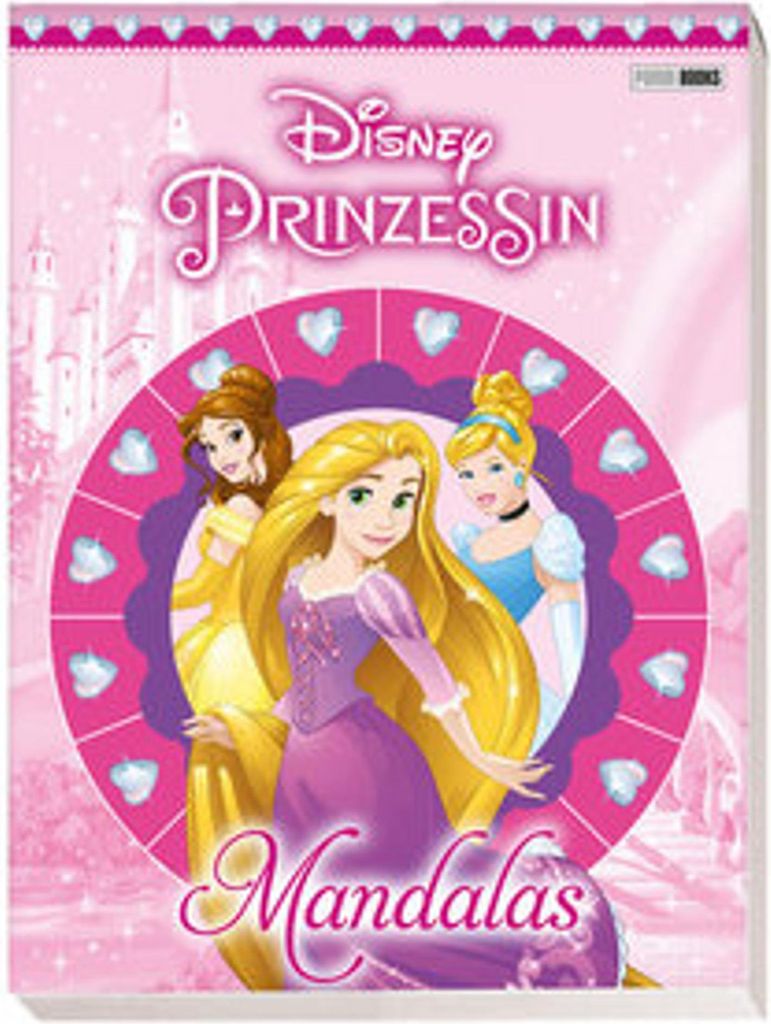 Offizielles Disney Prinzessin Malbuch mit Mandalas und heraustrennbaren Seiten
