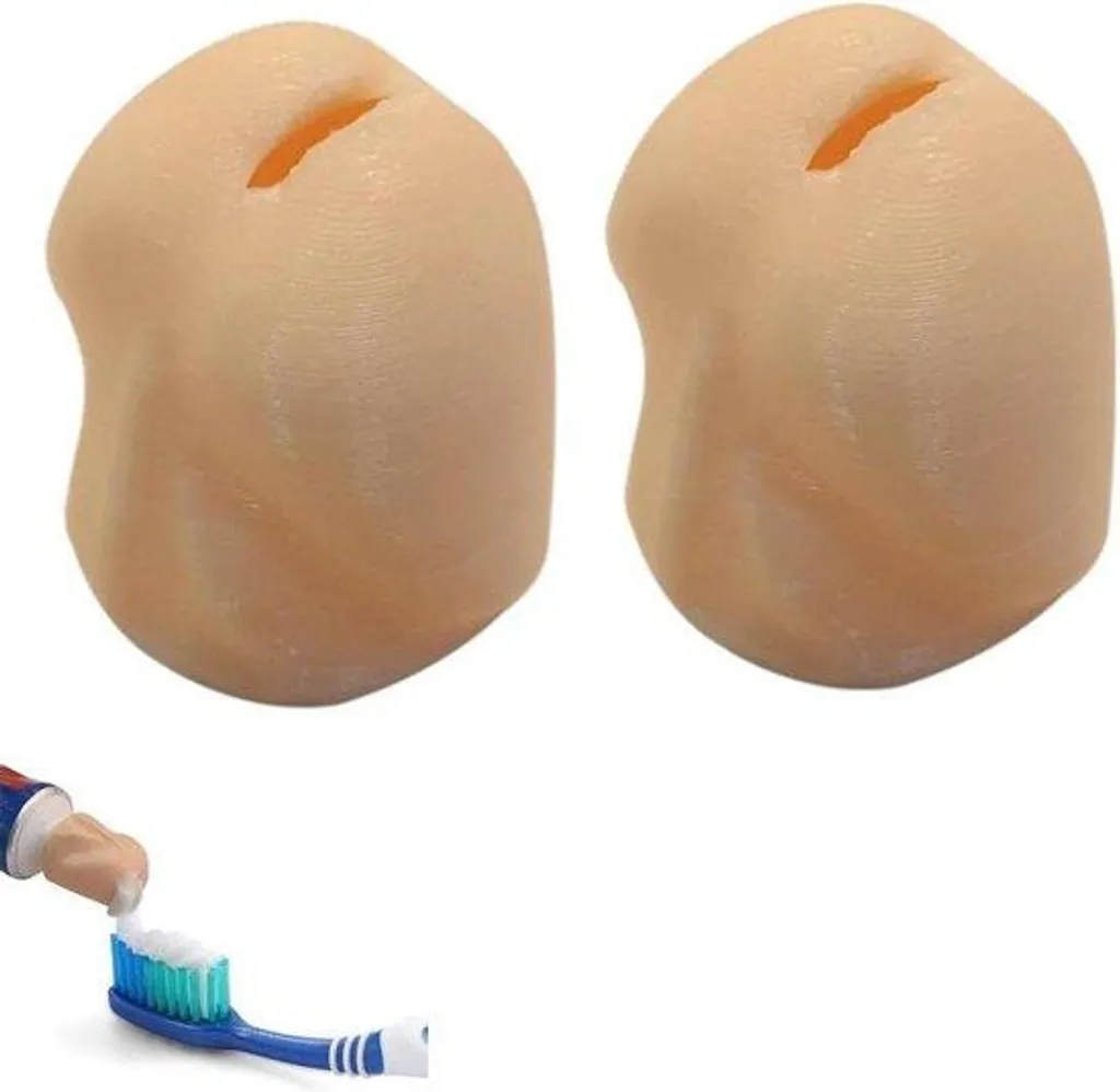 Distributeur dentifrice mural pour salle de bain - Bouchon auto-fermant