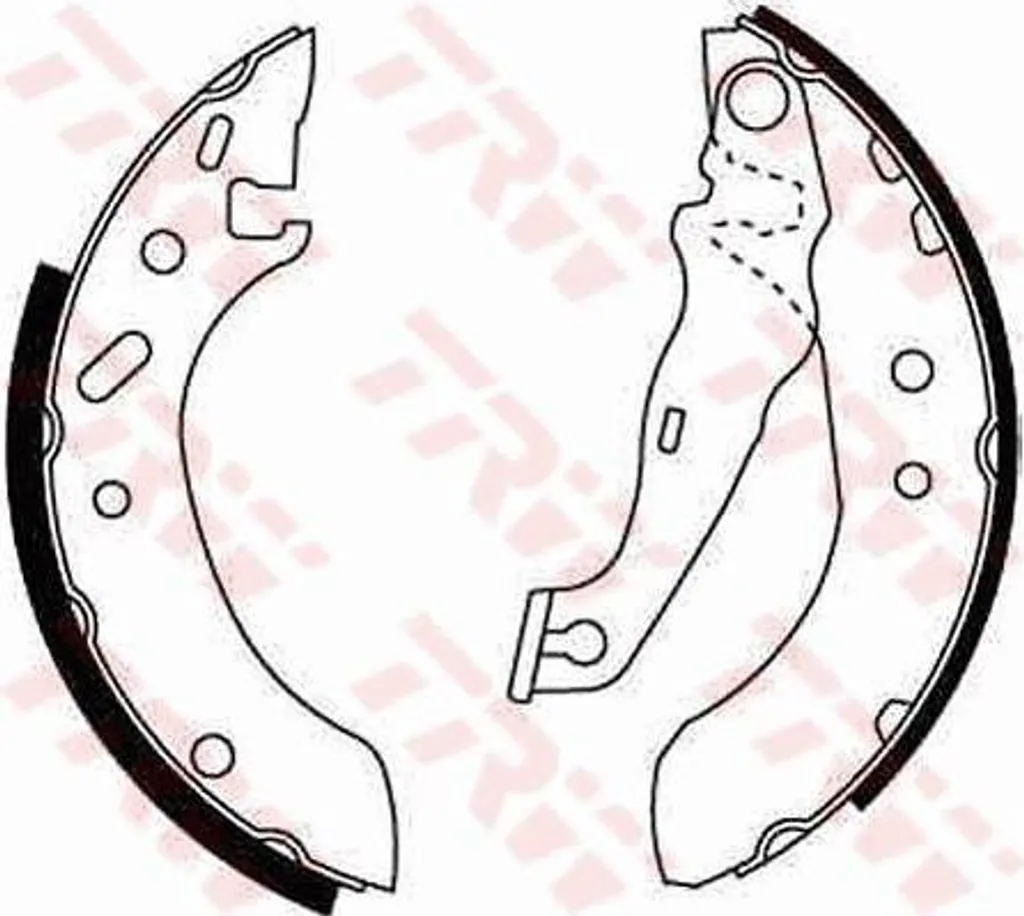 Mâchoires de Frein TRW GS8611 Haute Durabilité compatible Escort