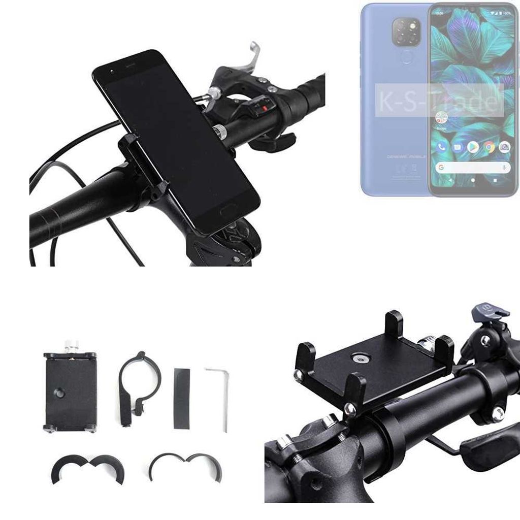 K-S-Trade Handyhalterung für das Fahrrad kompatibel mit General Mobile GM 20 Halter Lenkstange Fahrradhalterung Motorrad Bike Mount Befestigung