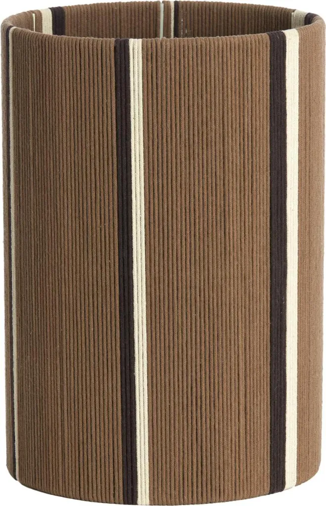 Abat-jour Cylindrique en Coton Naturel Medan Ø 25cm pour Lampe E27