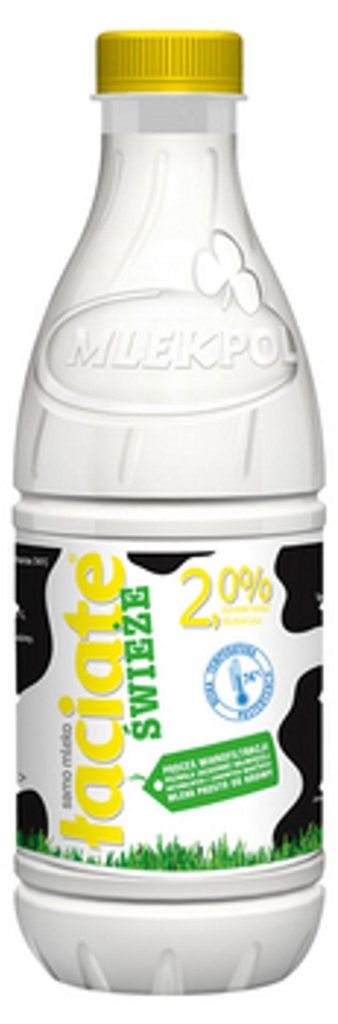 Lait Łaciate 2 % en bouteille PET de 1 litre Image du produit 
