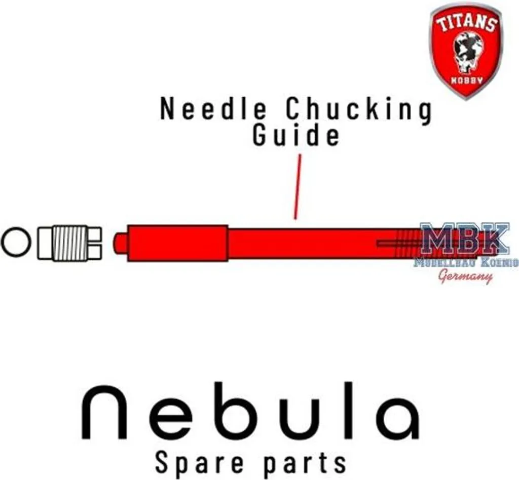 Guide de serrage en laiton TTH058-13 pour aiguille NEBULA Air TITANS