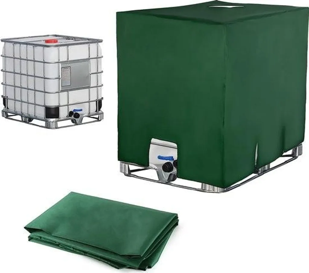 Protection de cuve IBC 1000L pour stockage d'eau de pluie dans le jardin
