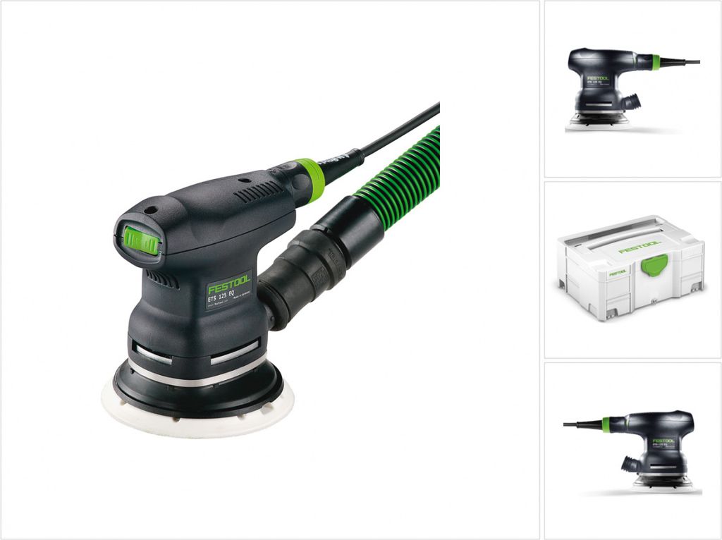 Festool ETS 125 EQ-Plus, Schwingschleifer, 2 mm, 1 mm, AC, 1,1 kg, 12,5 cm