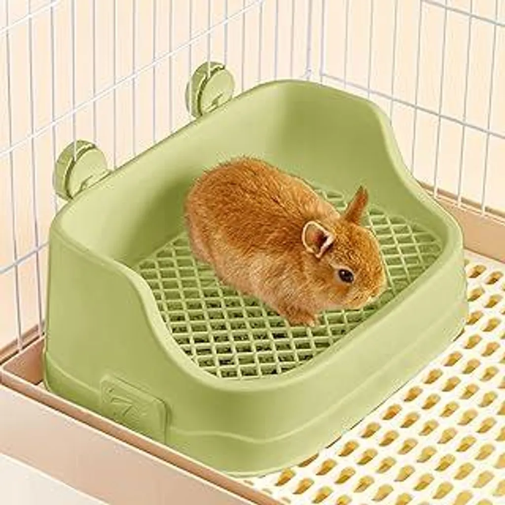 Toilette Coniglio Verde - La Lettiera Angolare Che Risolve Tutto