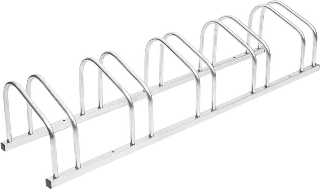 Fahrradständer für 5 Fahrräder Verzinkter Stahl