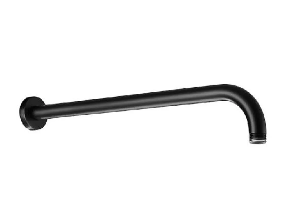 Bras de douche 40 cm Jika Mio Style en laiton noir mat au design ultra moderne