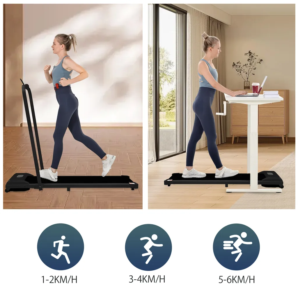 Tapis de Course Compact Merax : Solution Gain de Place avec Écran LED - 15