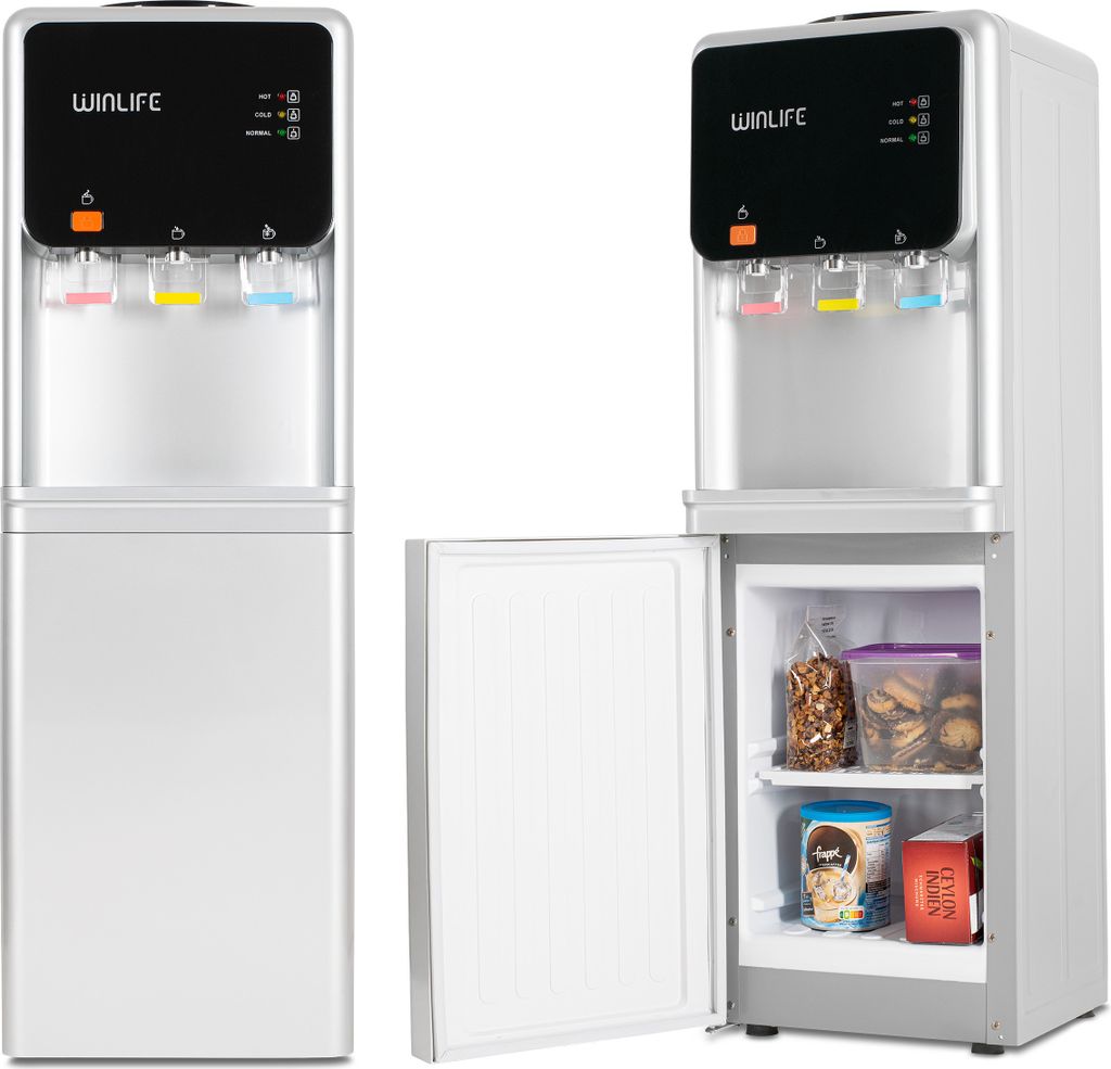 WINLIFE® Elektrischer Wasserspender Groß Silber Produktbild 