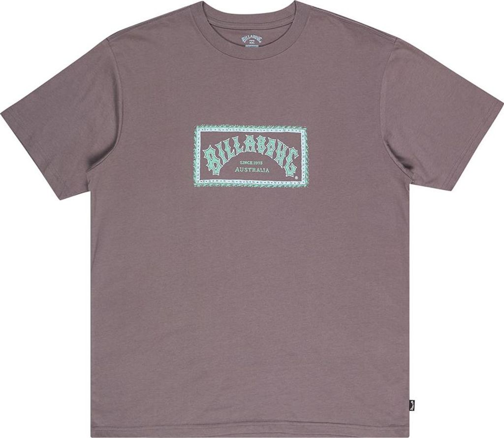 Billabong Arch Frame Kurzarm-t-shirt Lila S Mann Lila S