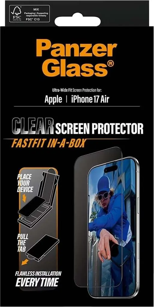 PanzerGlass iPhone Air FASTFIT: Il Vetro Temperato Ultra-Resistente - 3