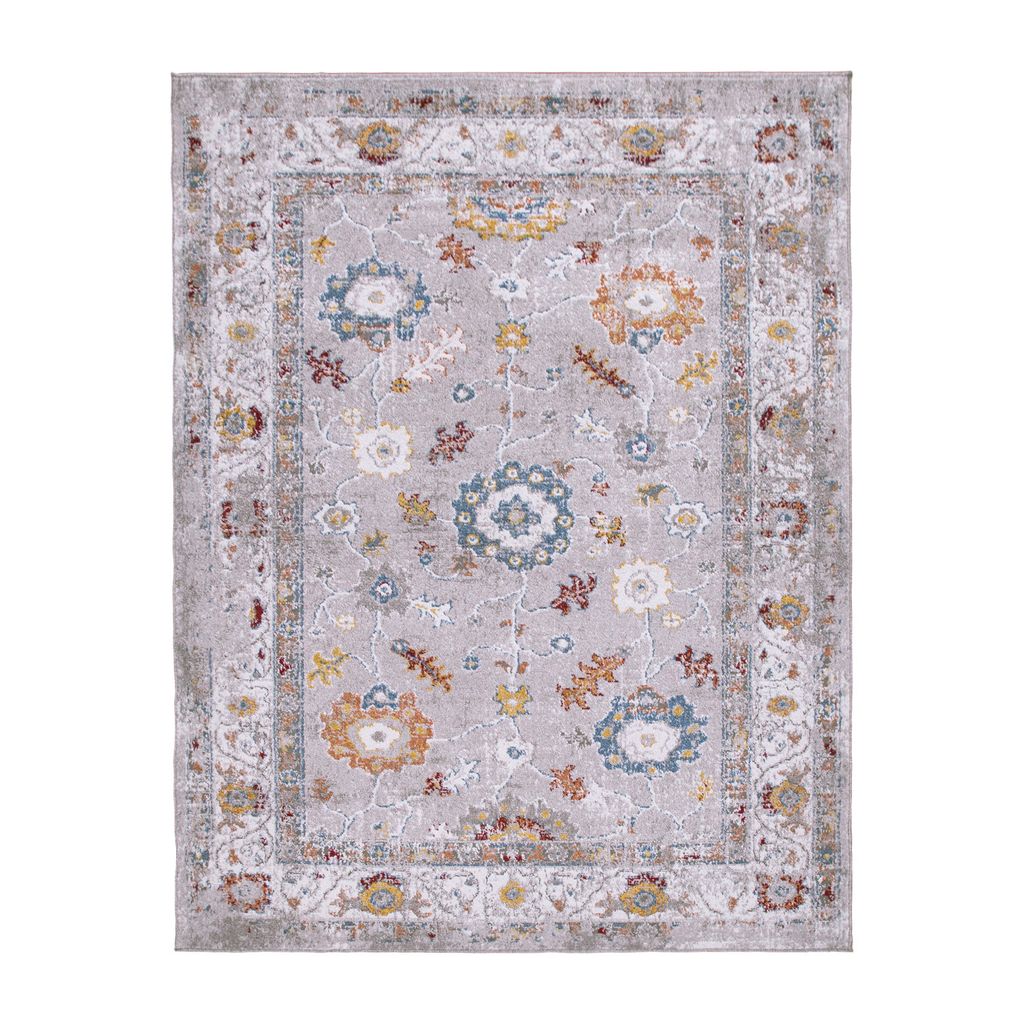 TT Home Wohnzimmer Teppich Kurzflor Orientalisches Design Vintage Mit Bordüre Größe 60x100 cm