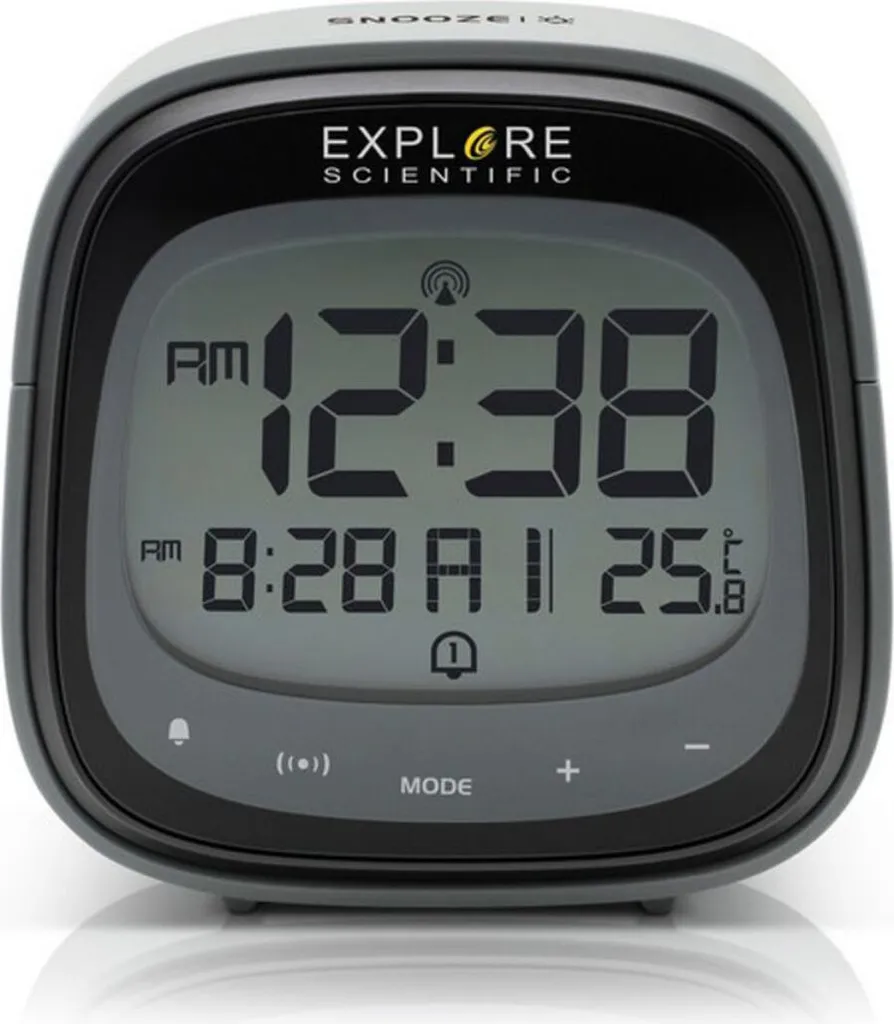 Réveil digital à quartz Explore Scientific RDC3006 avec écran LCD clair - 3