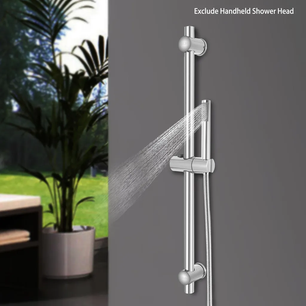 Binario Doccia Acciaio Inox 304 - Asta 66cm per Hotel e Strutture Ricettive - 4