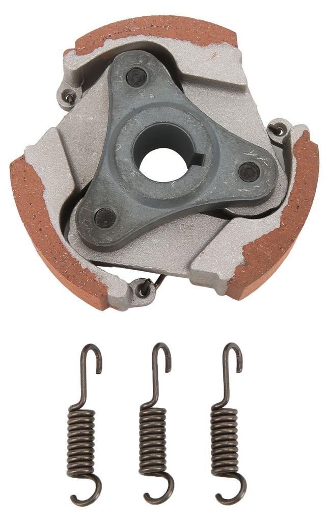 ATV-Kupplungsbelag mit 3 Ersatzfedern für 2-Takt-Motoren (47 cm3/49 cm3) für chinesische Minimoto-, Pocket-, Dirtbike-, Quad- und Vierradfahrzeuge