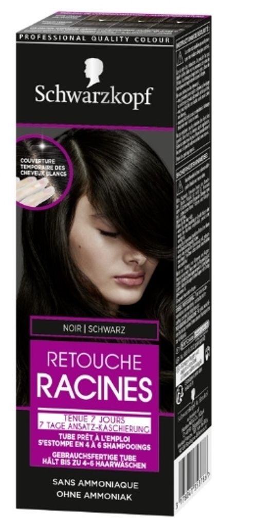 Schwarzkopf Ansatz Retoucher 60 ml, Haar Color:Schwarz, Produktbild 