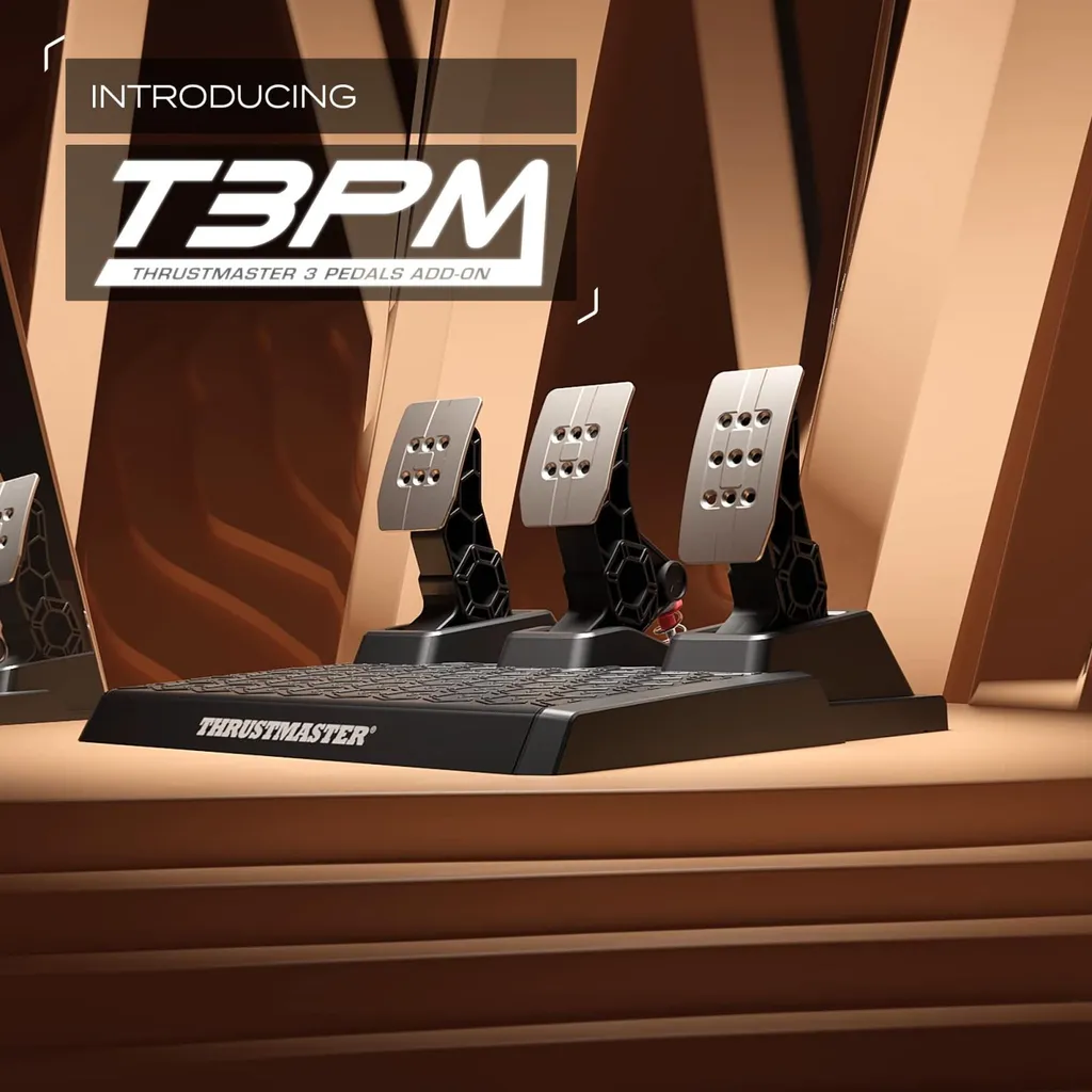 Pédales Thrustmaster T3PM Technologie H.E.A.R.T Précision 12 Bits PC - 6