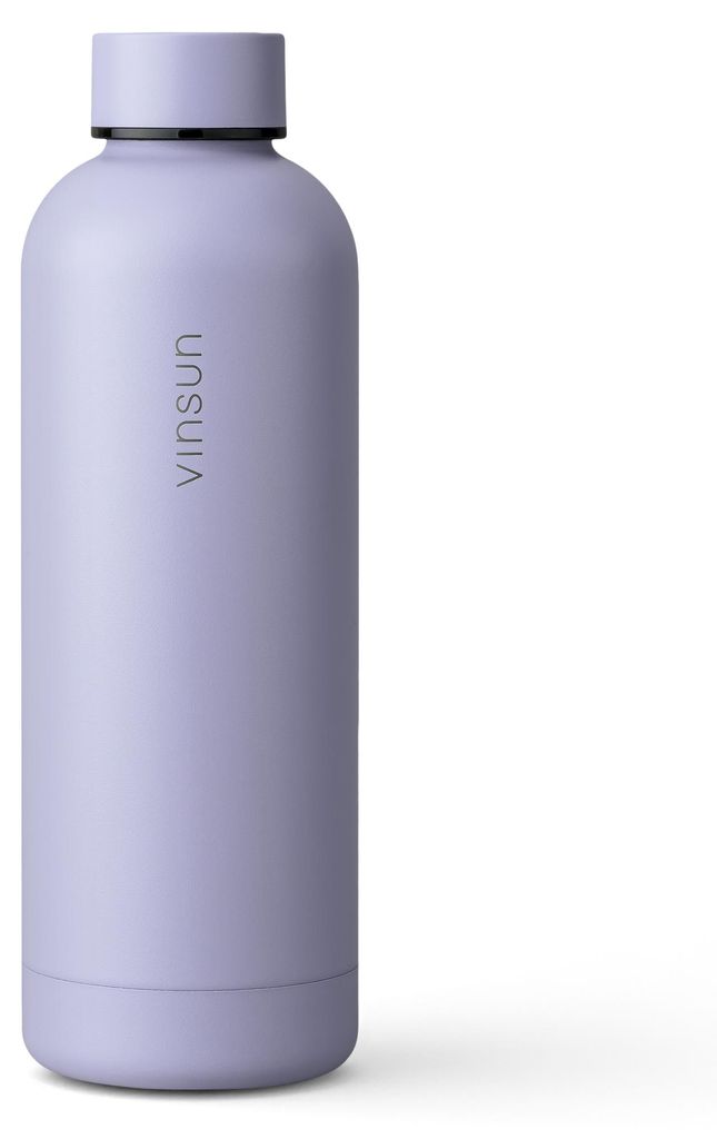 Trinkflasche Edelstahl 500ml Thermoflasche isoliert Sport Produktbild 