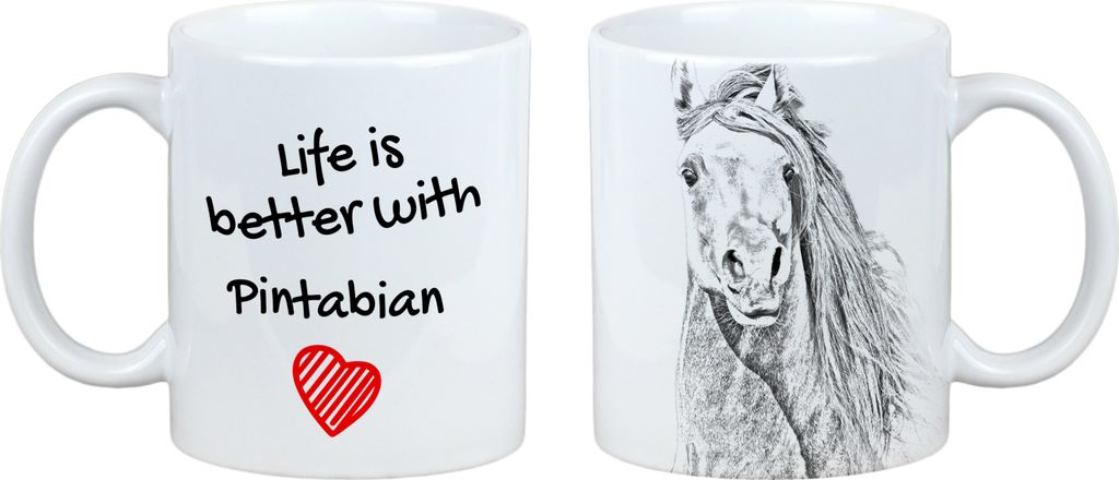 Pintabian - Tasse mit Pferd, Tasse mit Bild, personalisiertes Geschenk der Marke Art-Dog