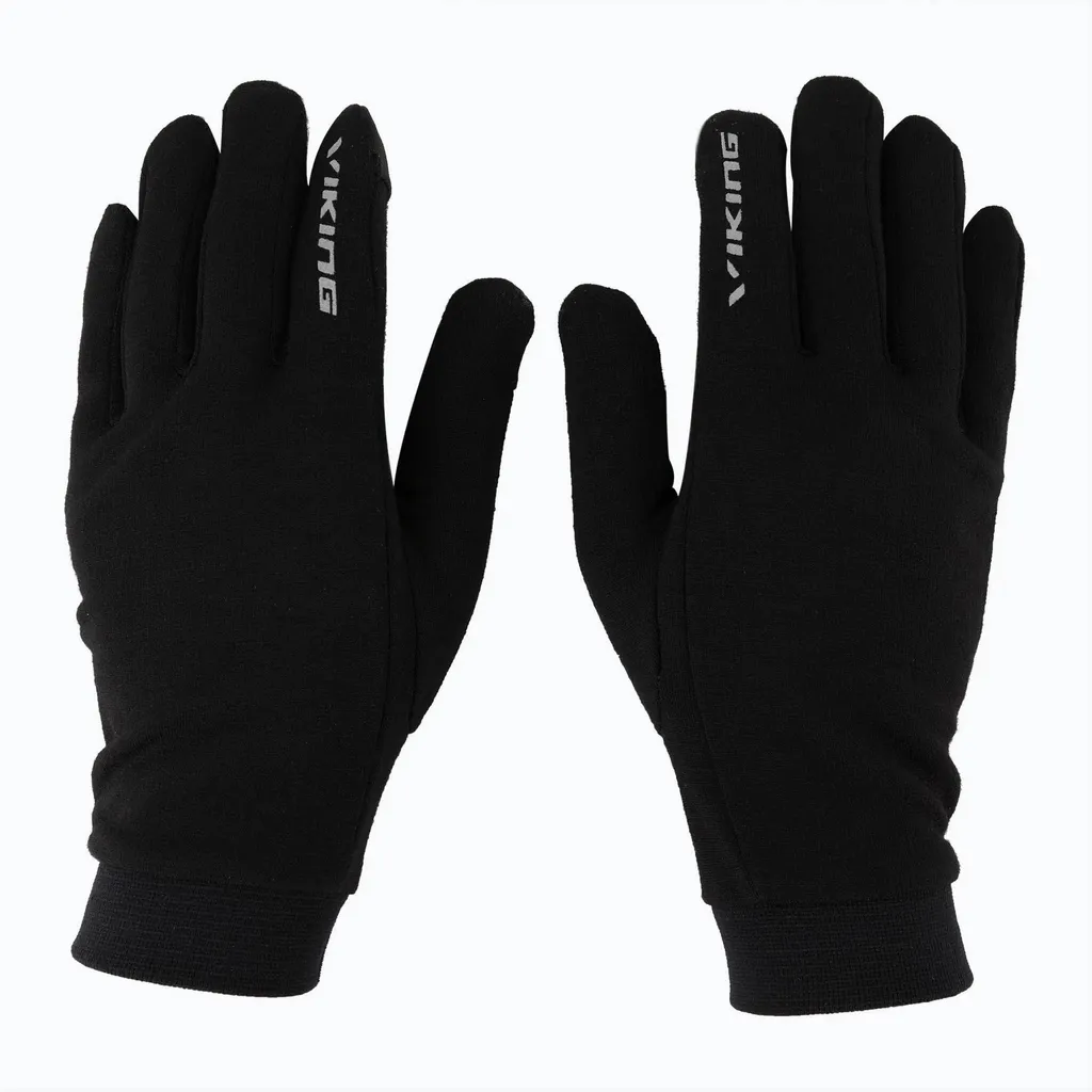 Gants Viking Alfa en Laine PP7598 Noir pour Homme et Femme Taille Unique