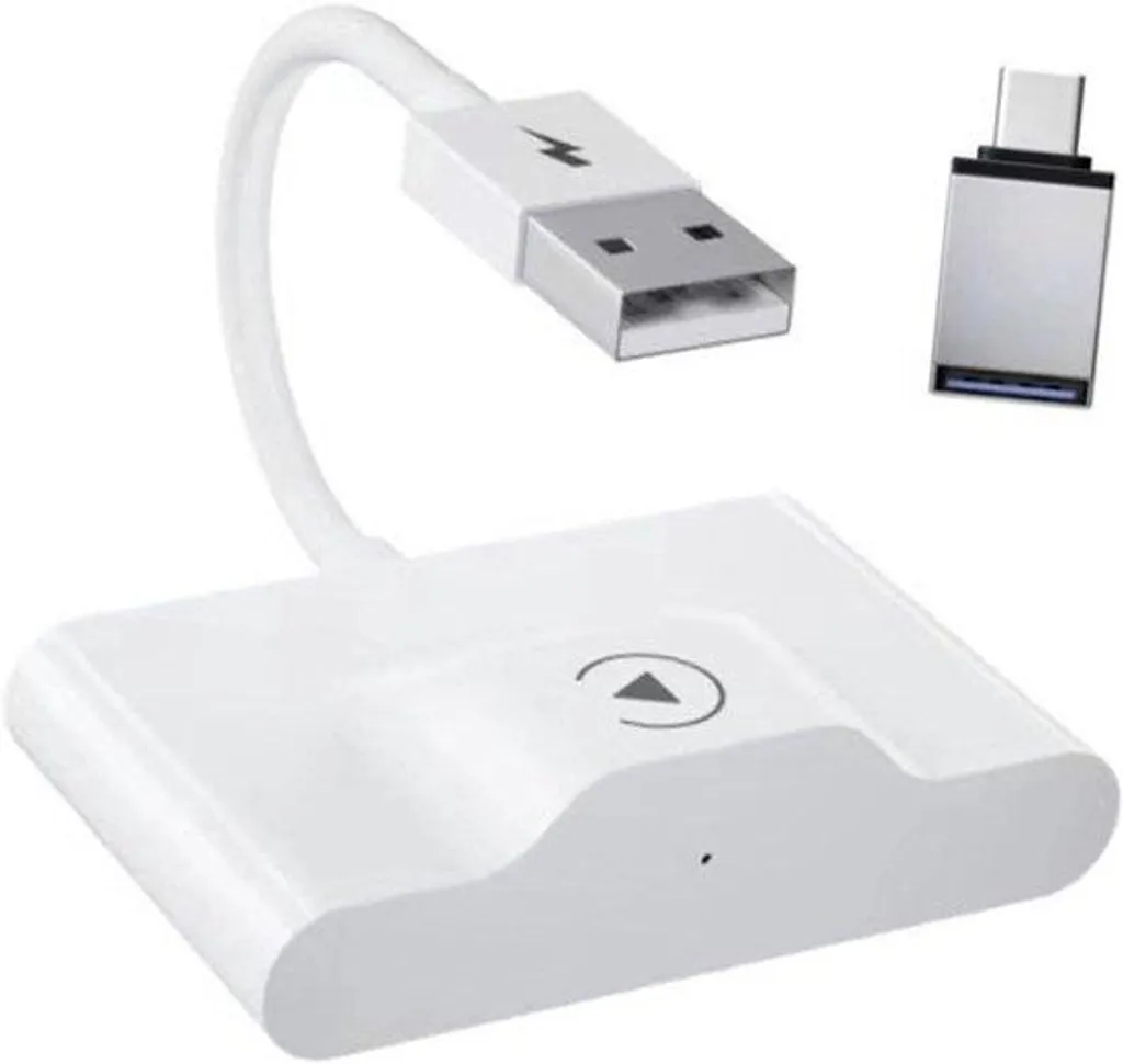 Dongle CarPlay sans fil auto avec connexion USB pour autoradio d'origine