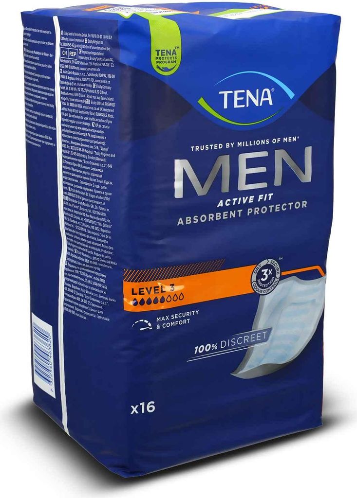 Tena Men Active Fit Livello 3 assorbenti per incontinenza Immagine del prodotto 
