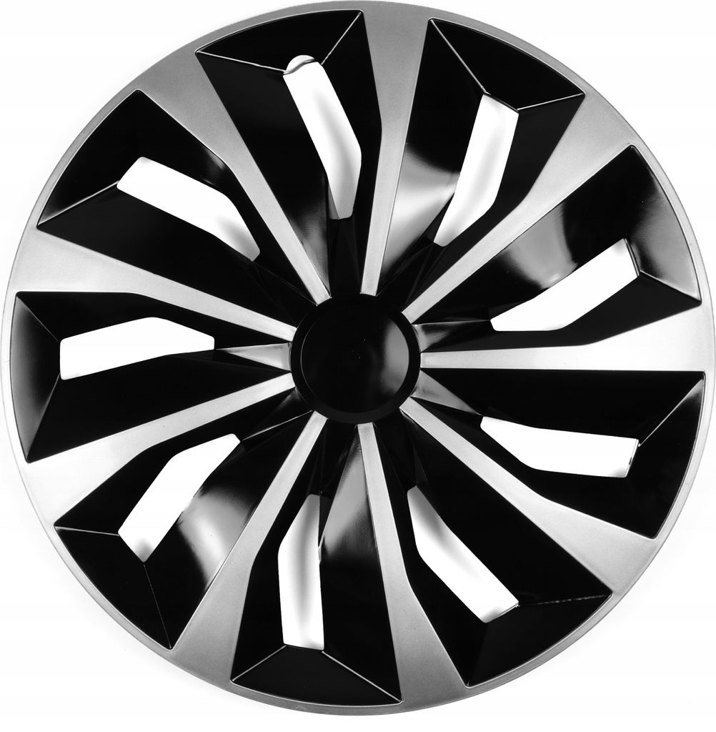 Universal Autokappe 1 Stück 14" Schwarz und Silber Produktbild 