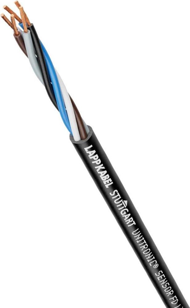 10 Meter Lapp 7038893 Unitronic Sensorleitung FD Lif9Y11Y 5x0,34 mm² I hochflexible Schleppkettenleitung I UV-beständiges Datenkabel für Schlepp...