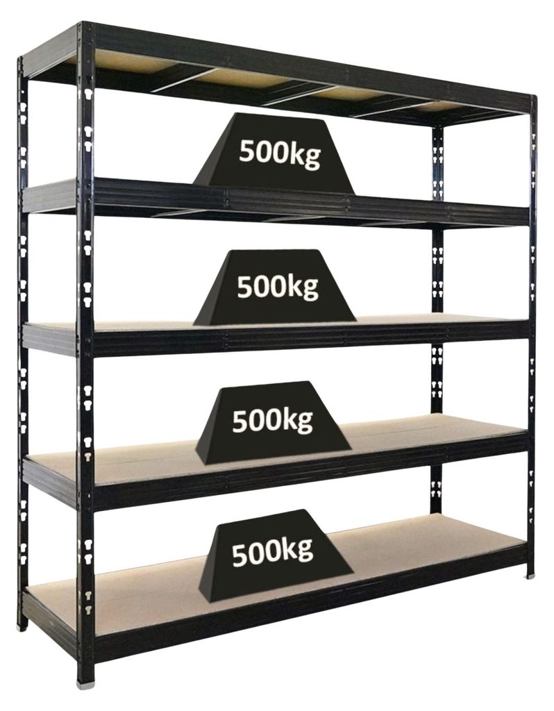 Profi Schwerlastregal Rhino | HxBxT 200x200x60cm | 5 Produktbild 