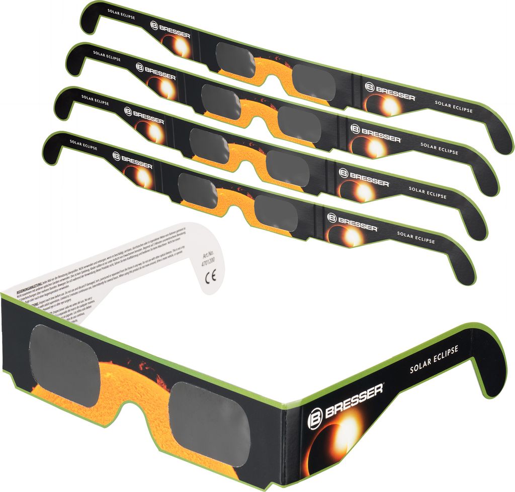 BRESSER Sonnenfinsternis-Brille (5 Stück) Produktbild 