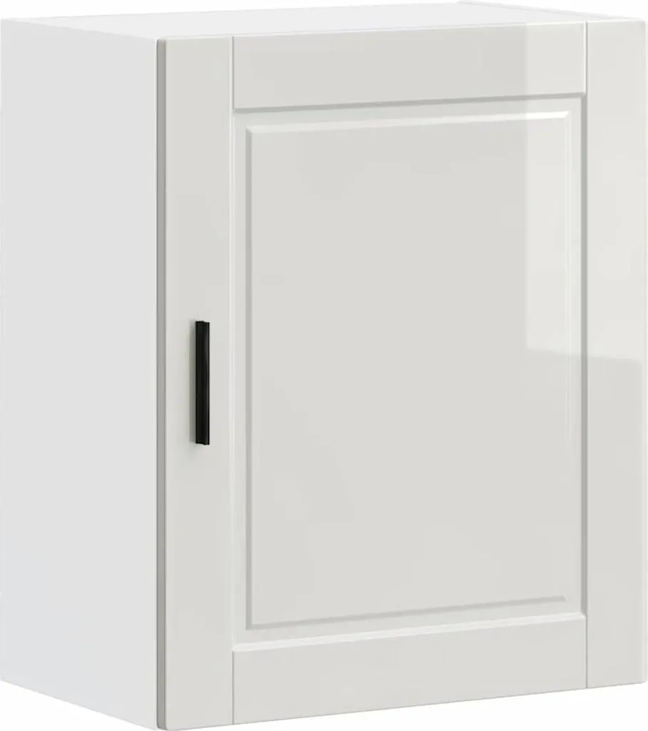 Mobile Cucina Sospeso Porto Bianco Lucido vidaXL - Design Essenziale