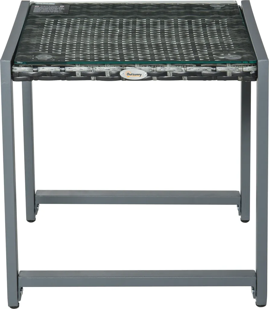 Table d'appoint extérieure résistante aux UV et intempéries en aluminium - 5