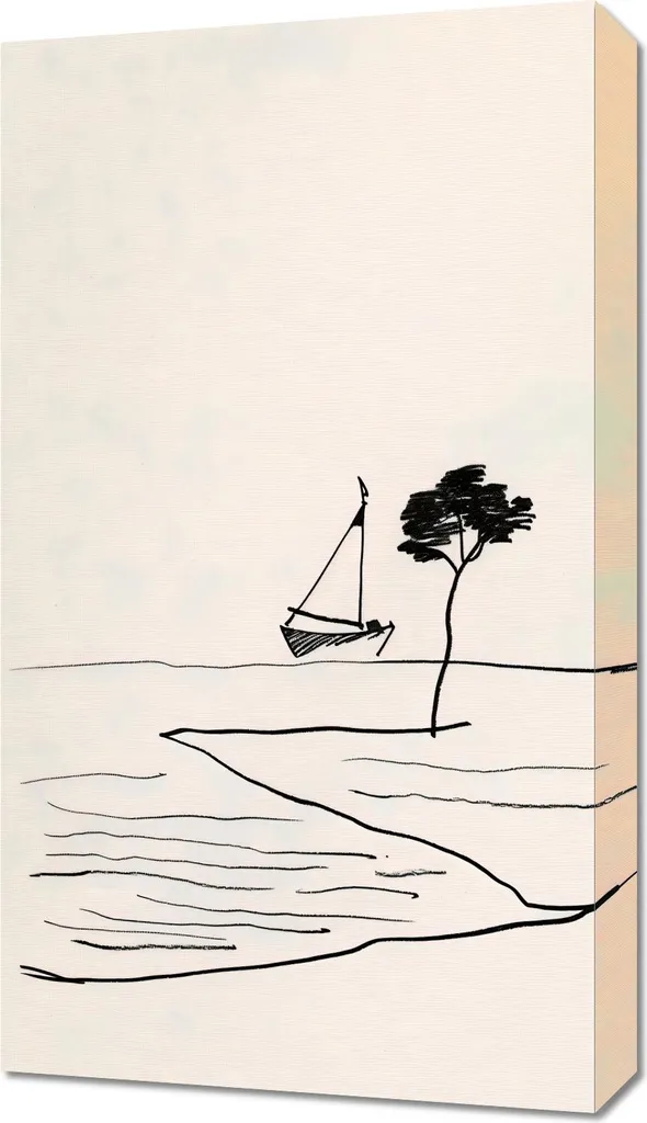 Quadro 40x70 cm Calma costiera