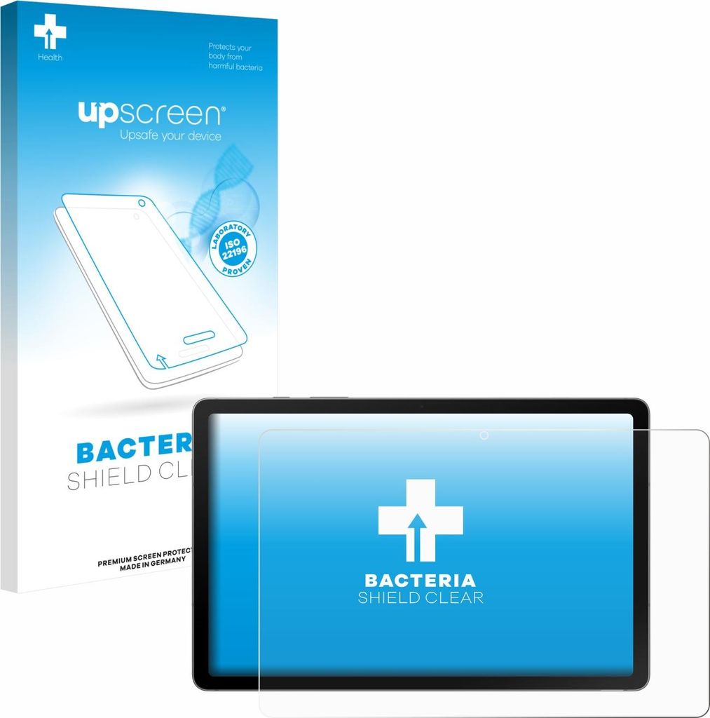 upscreen Schutzfolie für Samsung Galaxy Tab S10 Lite Displayschutz Displayschutzfolie Folie Klar antibakteriell